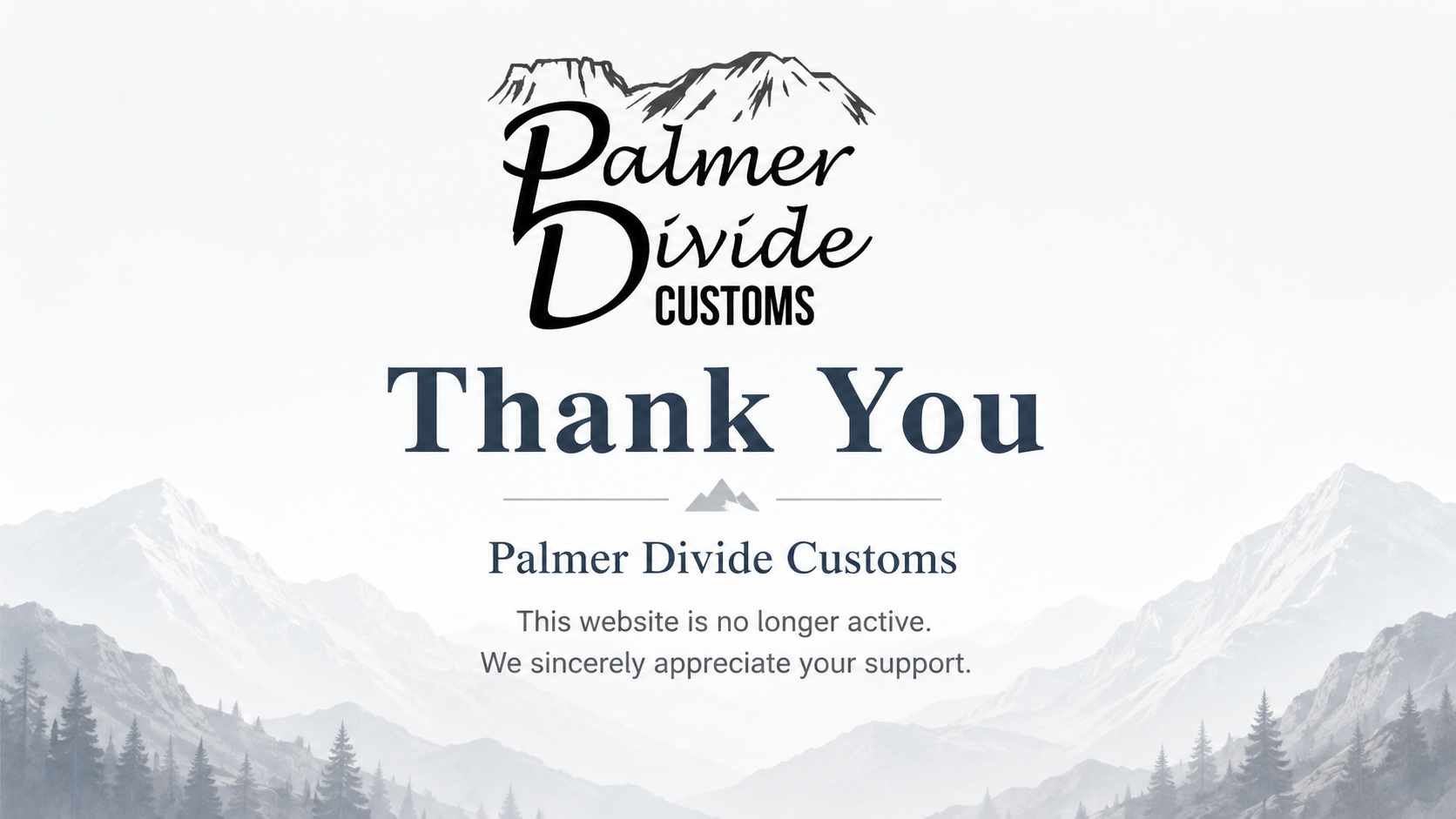 Thank you from Palmer Divide Customs